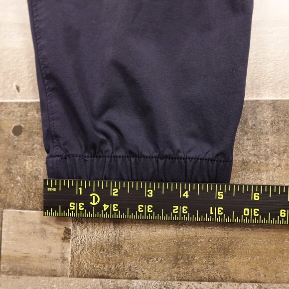 Express Jogger Pants Men’s Large Navy Blue Tapered Stretch Athleisure - Picture 8 of 12